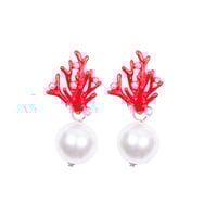 Coral Earrings