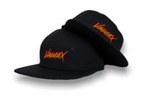 Image 2 of VAMUAYAX 5 PANEL HAT BLACK - WHITE/ORANGE