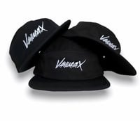 Image 3 of VAMUAYAX 5 PANEL HAT BLACK - WHITE/ORANGE