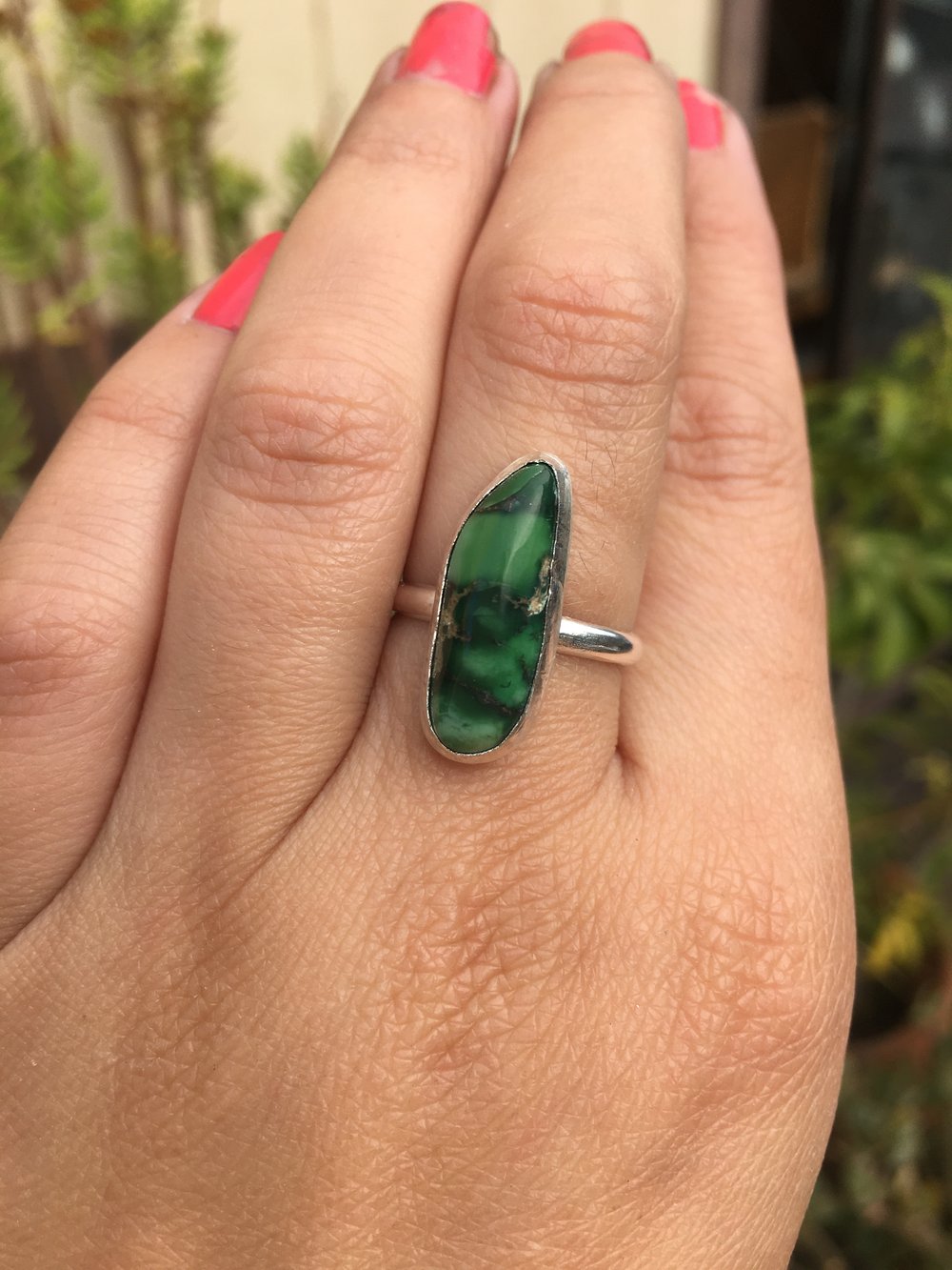 Image of Green Turquoise & Silver