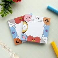 Image 1 of Peeking BT21 Memo Pad