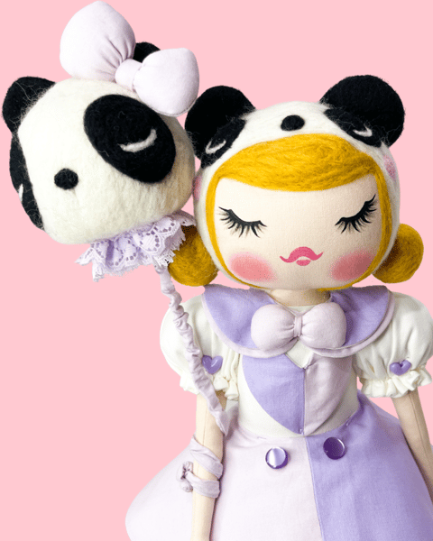 Image of RESERVED FOR DAYNA Classic Medium Panda Doll