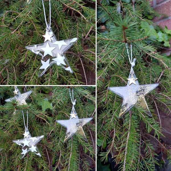 Image of Glass Star Decoration 