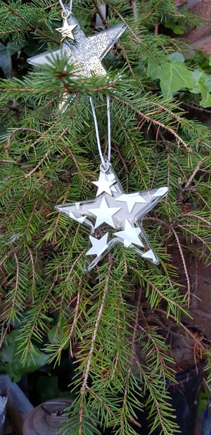 Image of Glass Star Decoration 