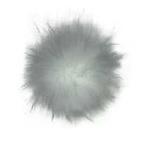 Image 1 of White Faux Pom