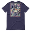DEVIL’S HORN DOUBLE PRINTED BAND TEES (GREY / LILAC)