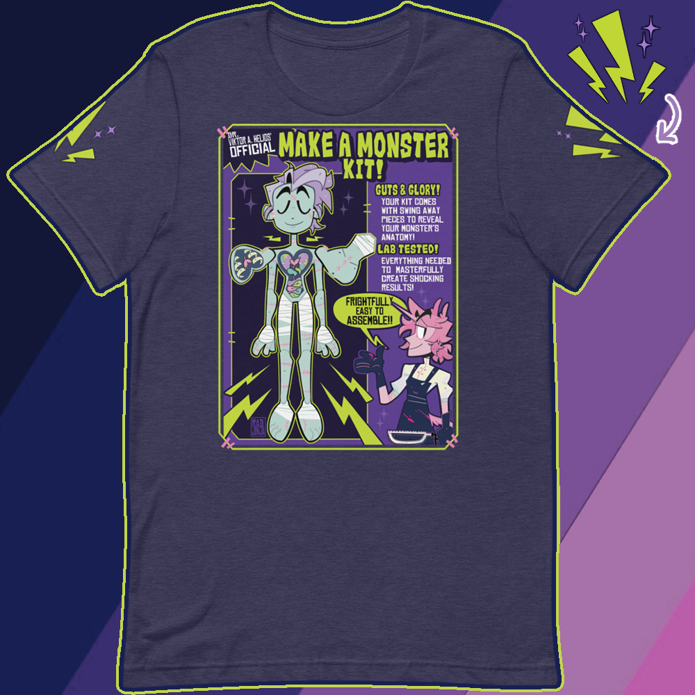 Image of MAKE A MONSTER UNISEX TEE