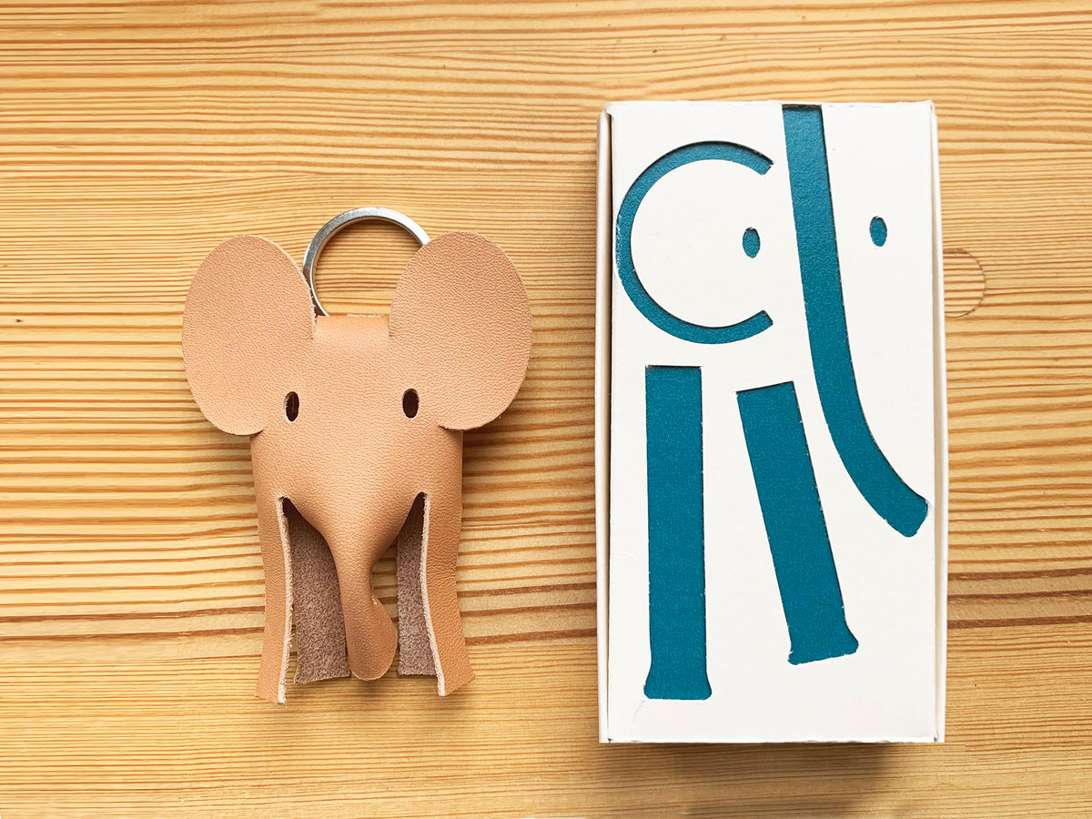 Image of Elephant Keyring - never forget your keys