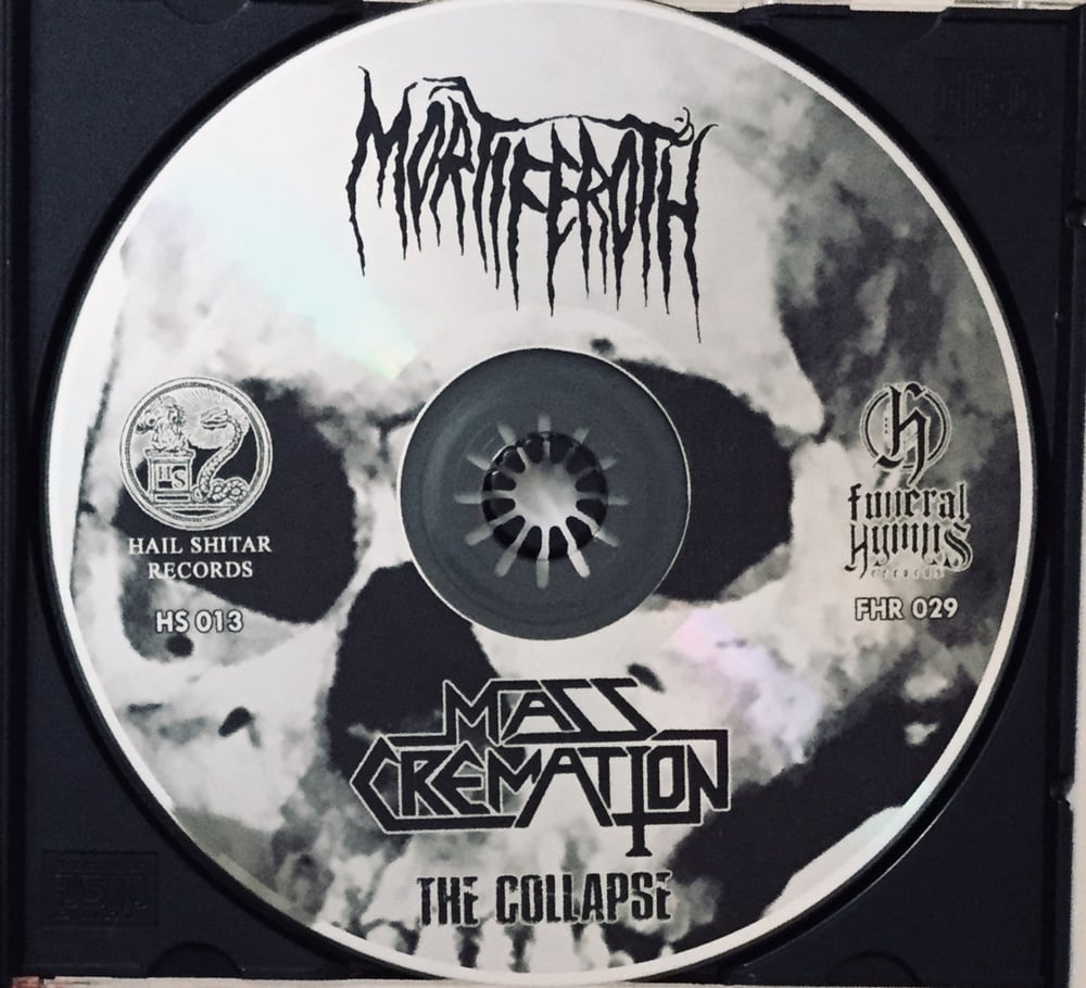 MORTIFEROTH / MASS CREMATION - "The Collapse" Spilt CD