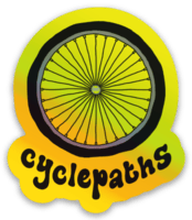 Cyclepaths Logo Holographic Sticker Pack