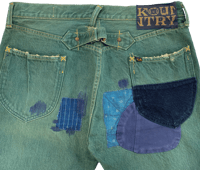 Image 3 of Kapital Kountry Reworked Patch Denim