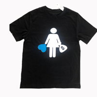 Money Girl Tee (Baby Blue)