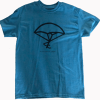 Original Parachute Crew Tee (Baby Blue/Black)