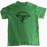 Original Parachute Crew Tee (Slime Green/Black)