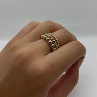 Image 2 of Gold Luna Ring - 4mm