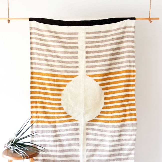Desert Solstice Handwoven Blanket