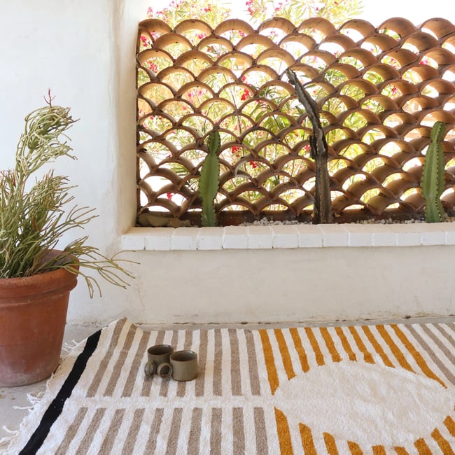 Desert Solstice Handwoven Blanket