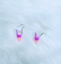 Grape Milkshake Earrings