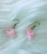 Strawberry Milkshake Earrings 