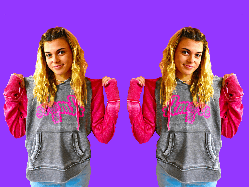 Image of Amore 8926 - Ladies' Zen Contrast Pullover Hood
