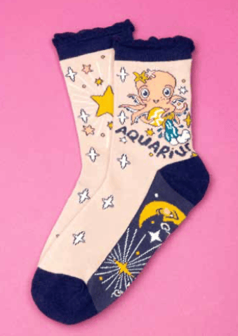 Image of Zodiac Crew Socks Aquarius