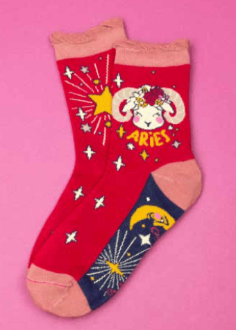 Image of Zodiac Crew Socks  Aries