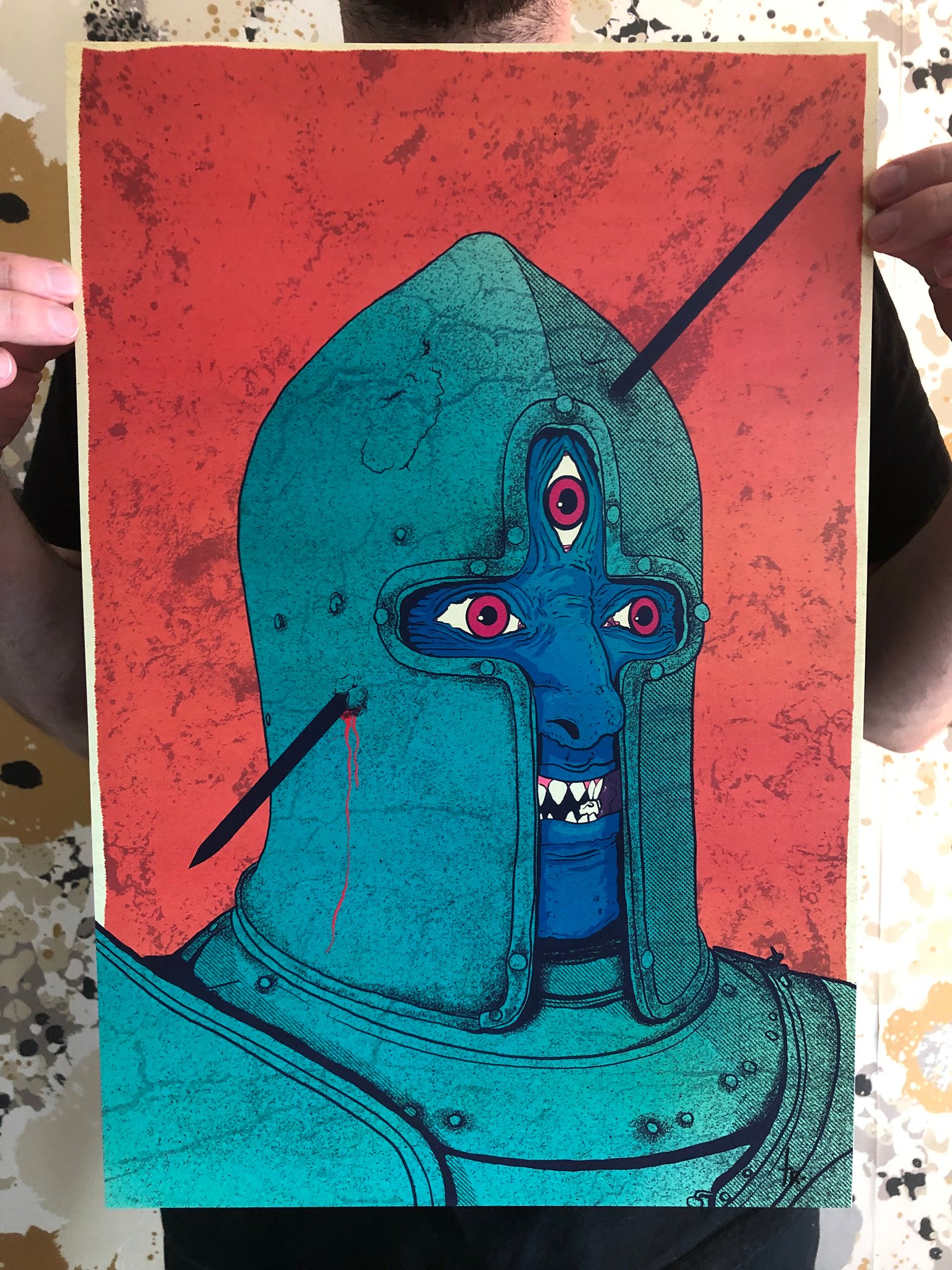 "Dungeon Crusader" Art Print