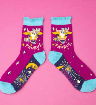 Image of Zodiac Crew Socks  Taurus