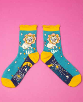 Image of Zodiac Crew Socks Leo