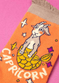 Image 2 of Zodiac Crew Socks Capricorn