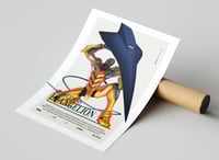 Image 2 of Unit 00 - Neon Genesis Evangelion, Cyberpunk Anime Poster