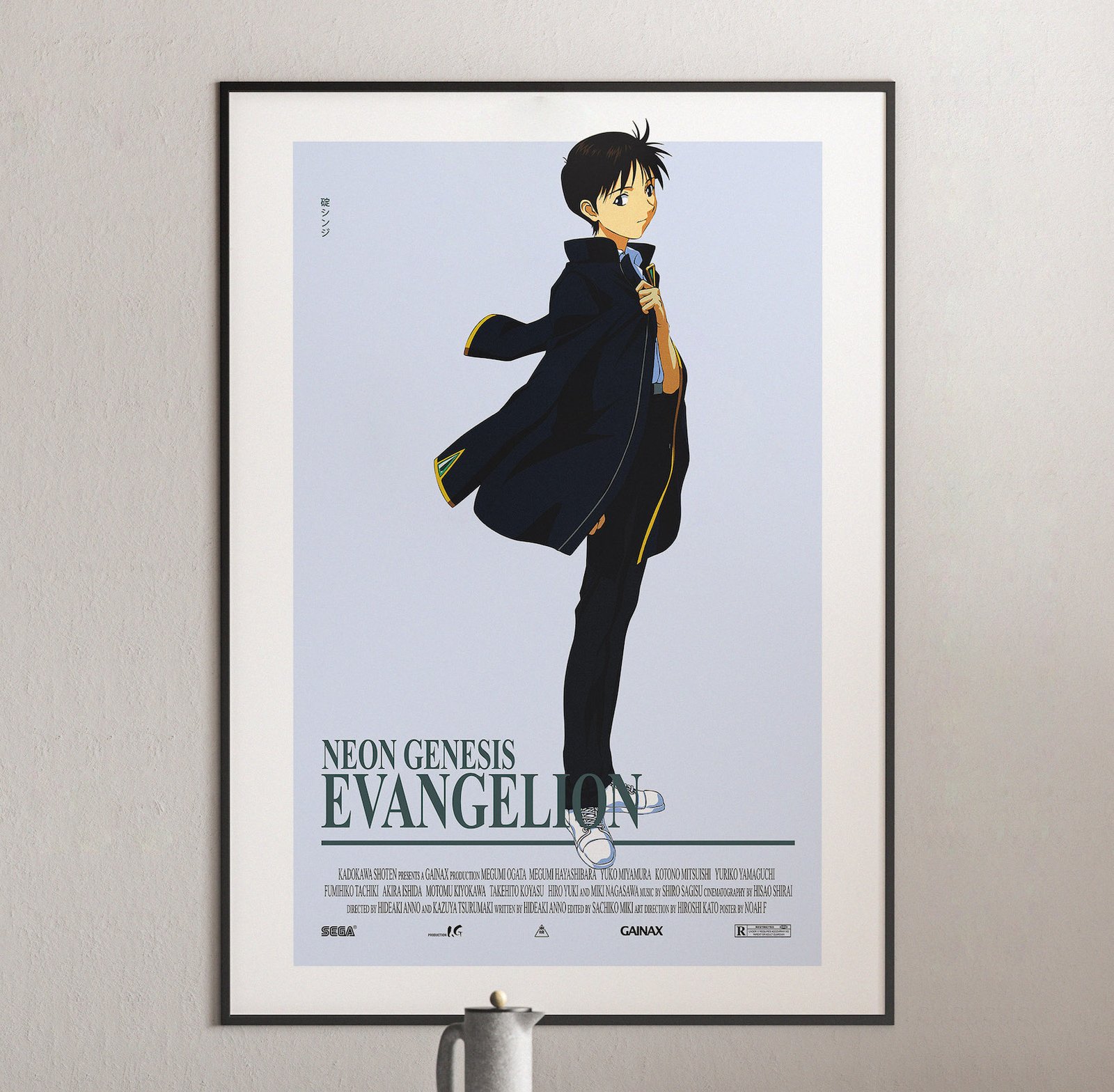 Caneca Shinji Anime Desenho Neon Genesis Evangelion