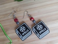 Image 2 of Spell Book Earrings 