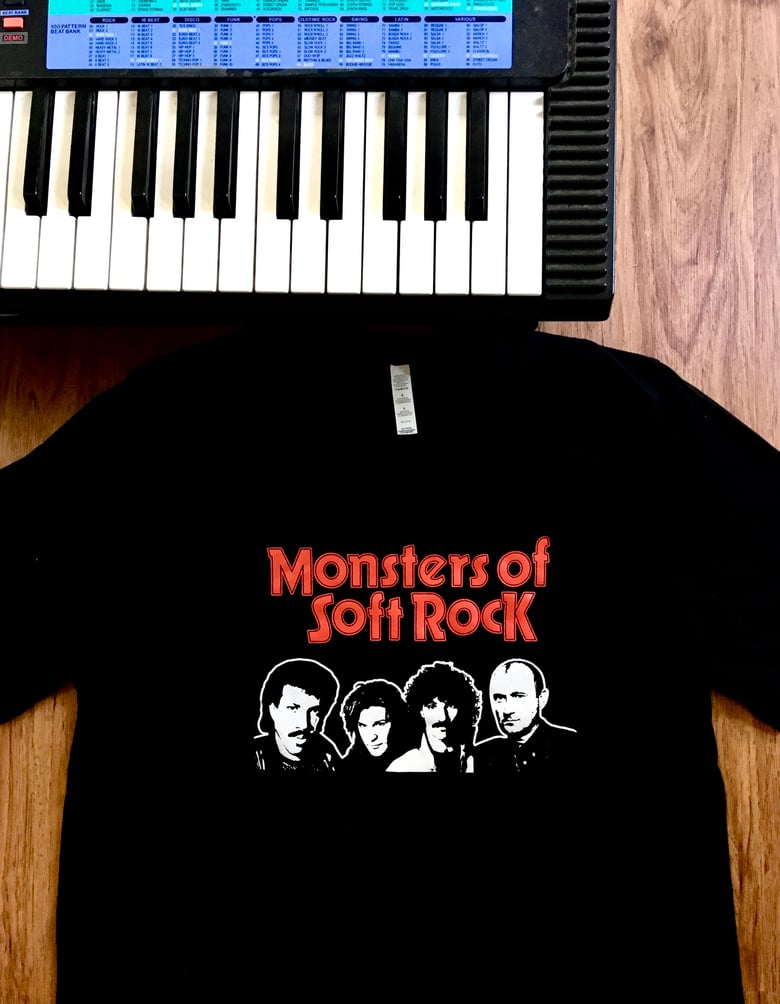 Image of Monsters of Soft Rock Tshirt - Black
