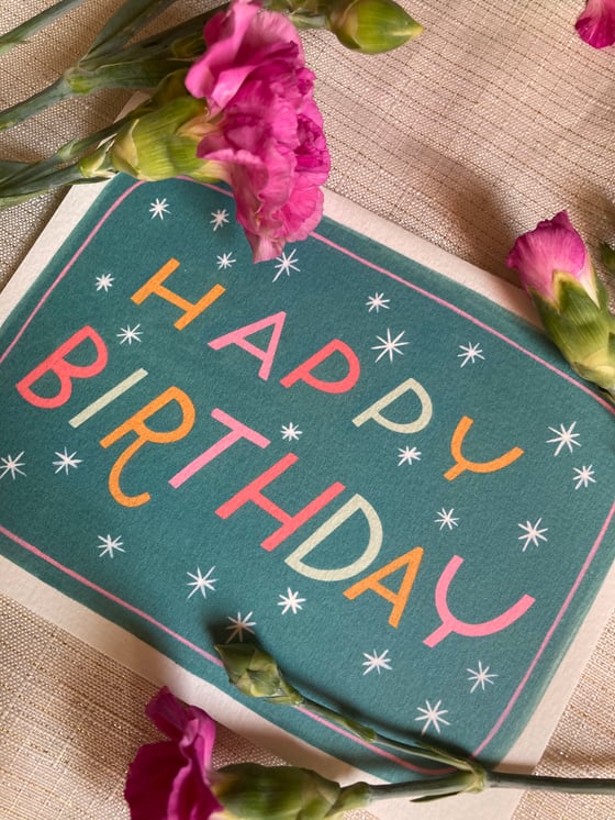 Image of Sparkly Teal Birthday