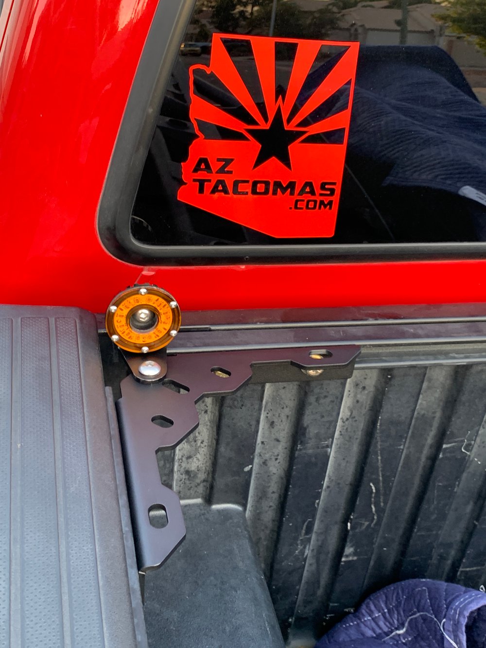 2005+ V2 Tacoma front bed gusset/tie down