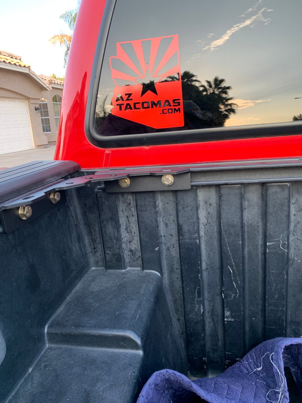 2005+ V2 Tacoma front bed gusset/tie down