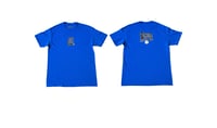 Image 2 of FLOWER TEE (ROYAL BLUE)