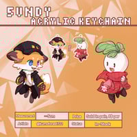 [Ready-Stock] Fan-made 5undy Acrylic Keychain
