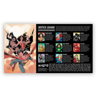 Image 4 of DC COLLECTION STAMP SHEET SOUVENIR (Justice League) - SIGNED with REMARQUE Option