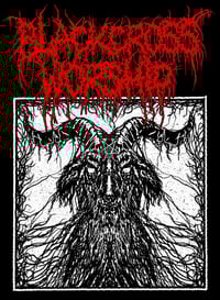 Image 5 of BLACK CROSS WORSHIP THRASH GOAT T-SHIRT