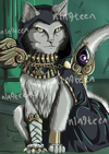 Thanacat Art Print