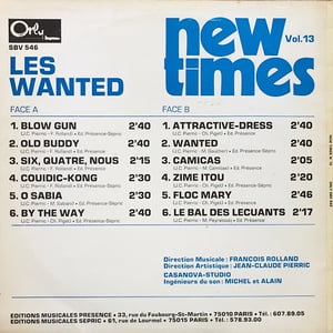 Les Wanted – New Times Vol.13 (Orly - SBV 546)
