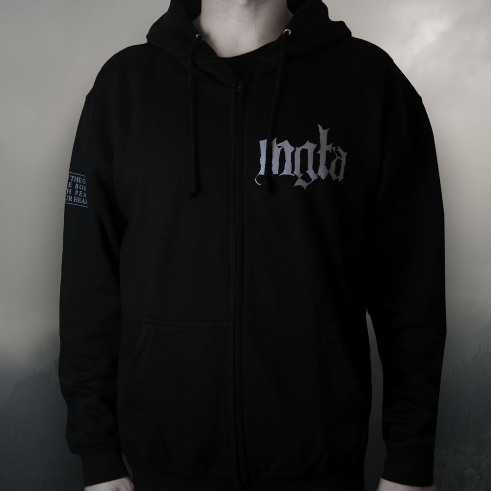 Mgła logo ZIP HOODIE