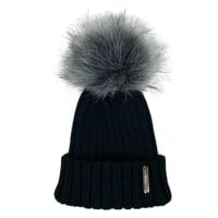 Image 2 of Grey Faux Pom