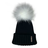Image 2 of White Faux Pom