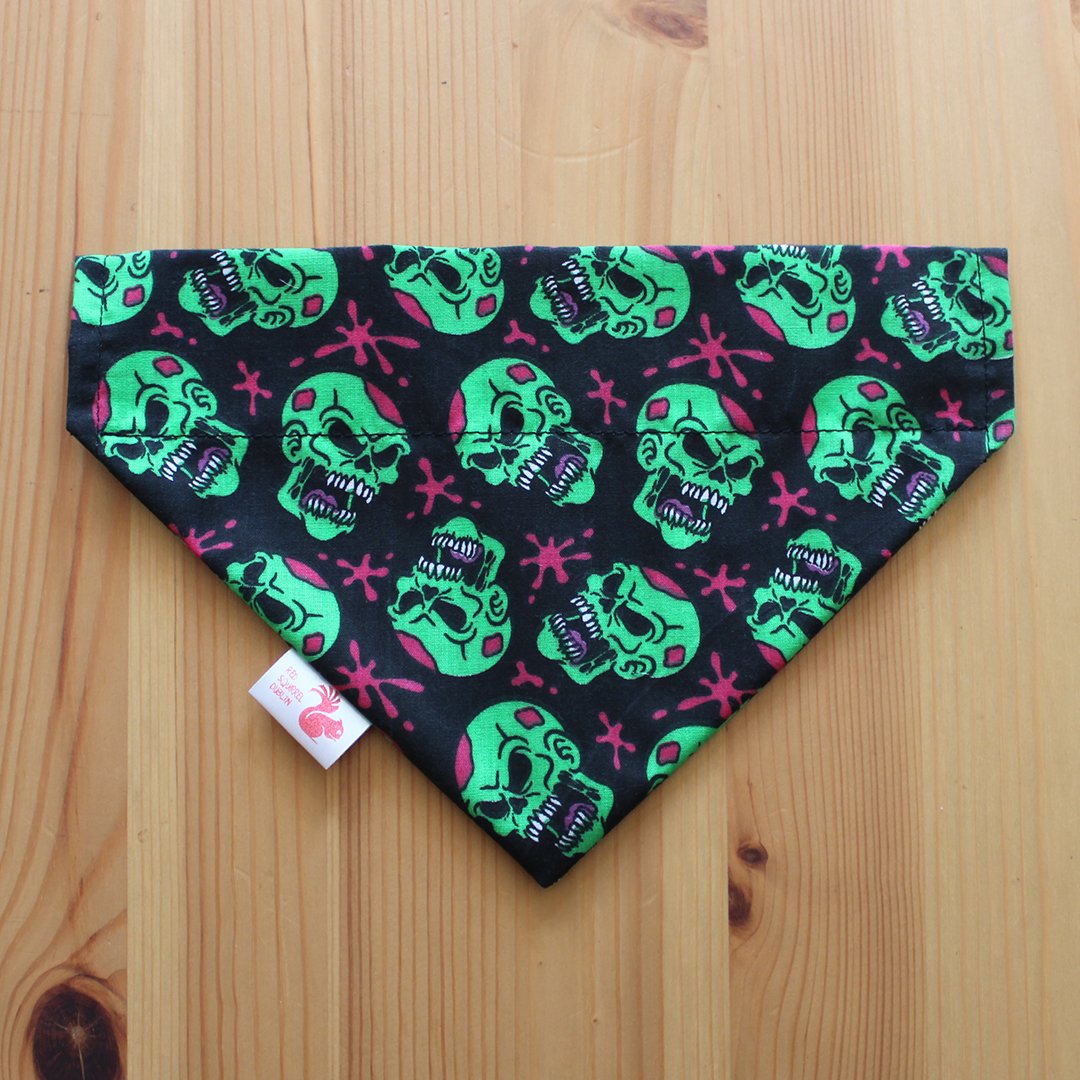 Zombies pet bandana | Red Squirrel Dublin