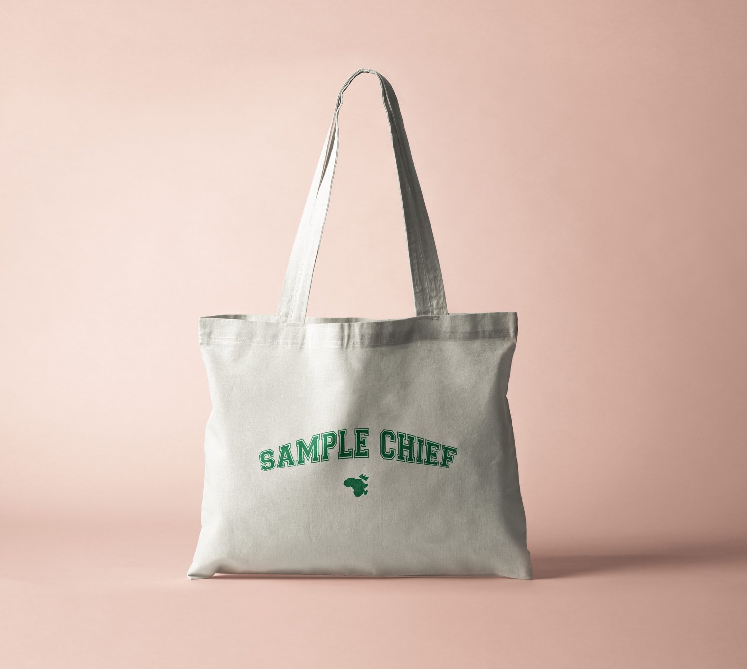 Image of Eggshell Sample Chief Varsity Tote Bag