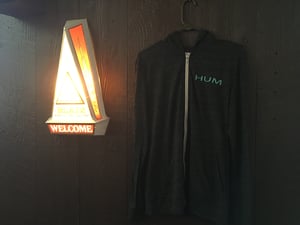 Image of Hum - Circle Design Hoodie - Now in Gray