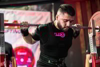 Image 1 of Men’s Black/Hot Pink OG Competition Tee